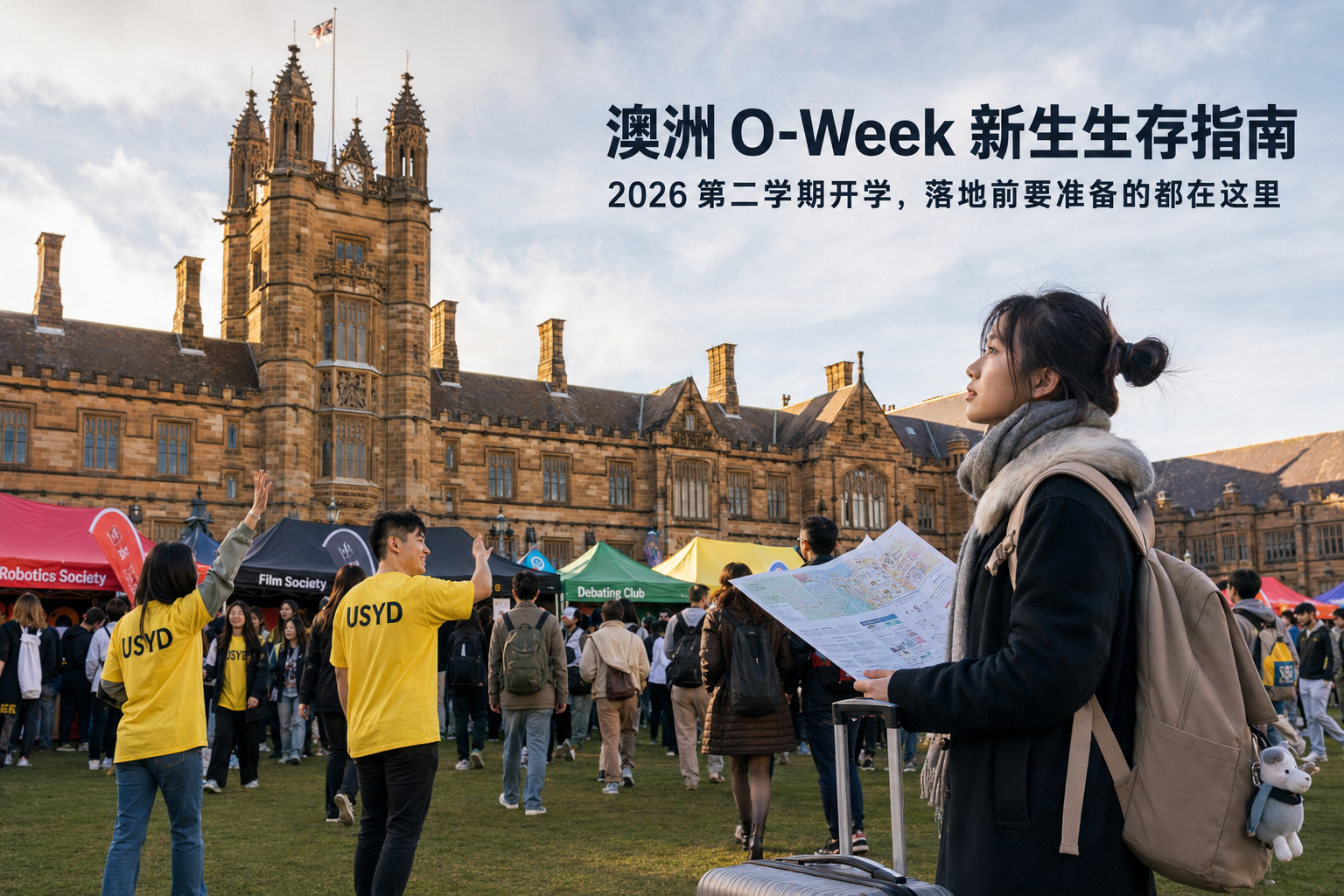 2026澳洲开学季:留学生 Orientation Week 生存指南